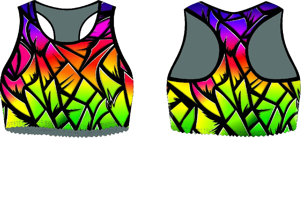 Топы CROPTOP MULTICOLOR